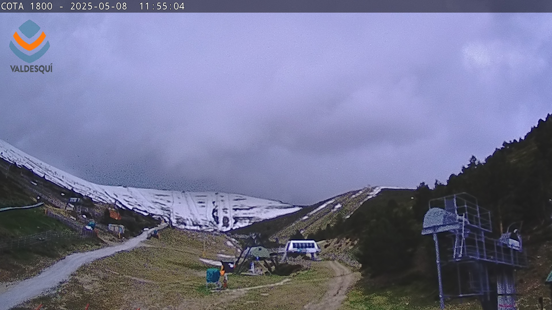 Webcam en Base de la Estación, Valdesquí (Sistema Central)